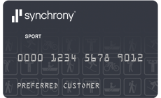 Tarjeta de crédito Synchrony Sport